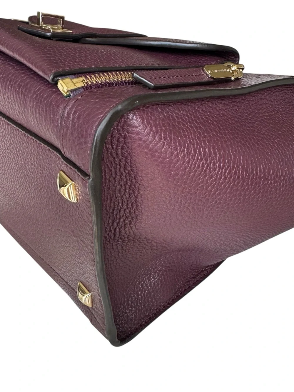 🆕 Henri Bendel Rivington Tote Bag Burgundy Satchel